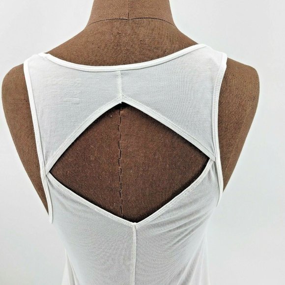 Women's Reebok Tank Top | Be Free Patriotic Graphic | Open Back Cutout | Size XS - Picture 6 of 7